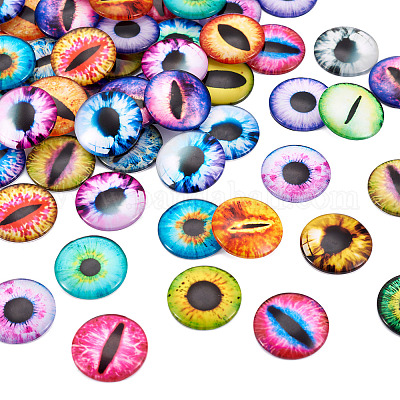 Стеклянные кабошоны с карандашом GGLA-BT0001-01-1