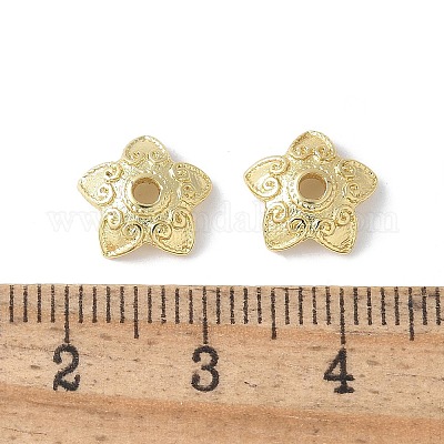 Цветок латуни крышки шарика KK-F892-34G-04-1