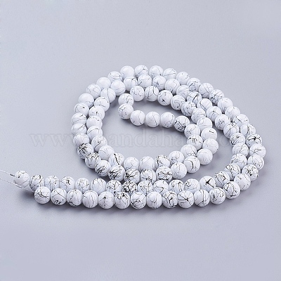 Строковые стеклянные бусины в нитях GLAD-S074-8mm-74-1