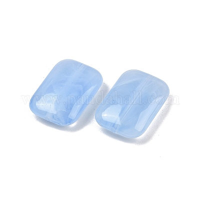 Непрозрачные акриловые бусины MACR-C037-06E-1