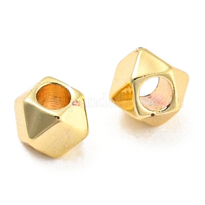 Латунные бусины KK-E046-63G-01-1