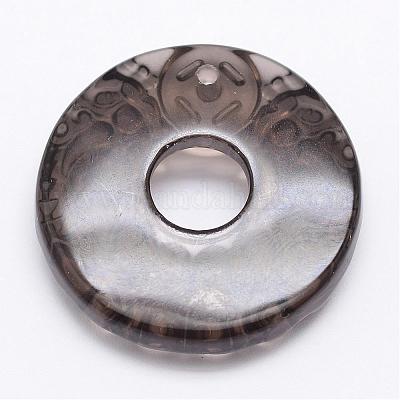 Фэн-шуй натуральный ледяной кристалл обсидиан резные подвески&nbsp;G-A169-014-1