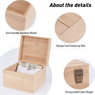 Бамбуковая коробка CON-WH0076-75-1