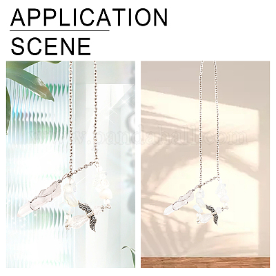 Подвесные украшения из натурального хрусталя HJEW-CA0001-58-1