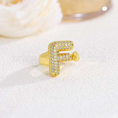 Латунные кольца из манжеты с прозрачным цирконием FS-WGF2B82-03-1