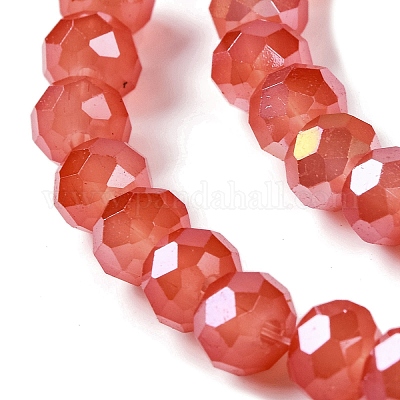 Запекание гальванических нитей стеклянных бусин DGLA-A039-J6MM-B01-1