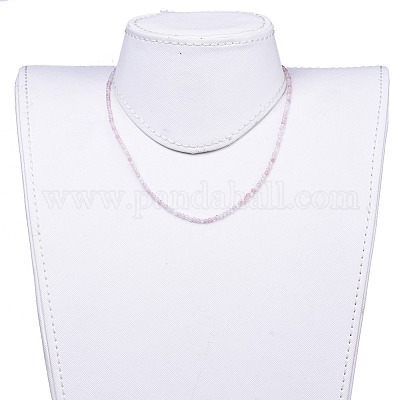 Натуральная клубника кварца бисер ожерелье NJEW-JN02492-06-1