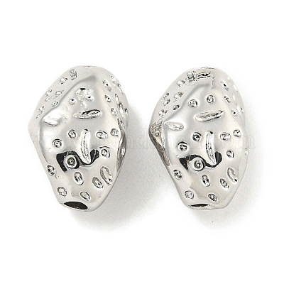 Текстурированные латунные бусы KK-Q820-29P-1