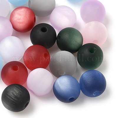 Бусины из смолы с имитацией кошачьего глаза RESI-Q025-01A-1