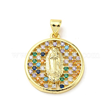 Подвеска из латуни с фианитами FIND-Z023-09A-02-1