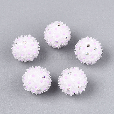 Стразы из полимерной глины ручной работы с цветком ромашки из смолы CLAY-T022-02F-1