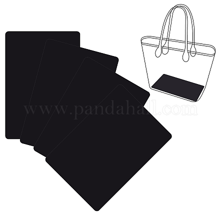 Pandahall elite 4pcs rechteckige Acrylplatte OACR-PH0001-80C-1