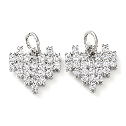 Покрытие стойки латунь микропаве прозрачные кубические циркониевые подвески KK-D097-01P-1