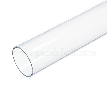 Tube acrylique transparent rond AJEW-WH0324-76C-1