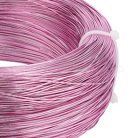 BENECREAT 22 Gauge(0.6mm) Aluminum Wire 918 Feet(280m) Bendable Metal Sculpting Wire for Beading Jewelry Making Art and Craft Project AW-BC0007-0.6mm-10-1
