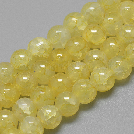 Chapelets de perles en verre X-DGLA-S115-10mm-YS36-1