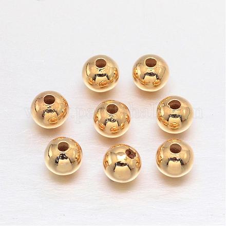 Brass Round Spacer Beads KK-L147-197-4mm-NR-1