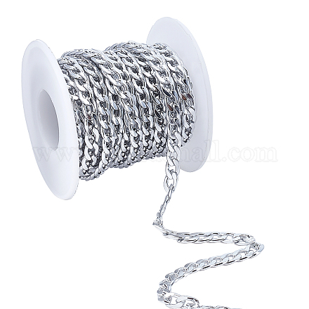 CHGCRAFT Aluminum Twisted Chains Curb Chains CHA-CA0001-06-1