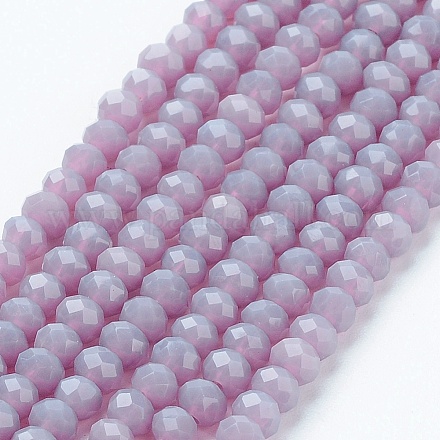 Imitation Jade Glass Beads Strands GLAA-R135-3mm-26-1