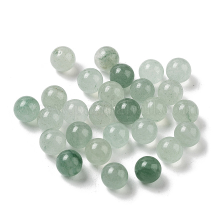 Perle di sfera di avventurina verde naturale G-P520-22-1