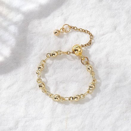 Регулируемые латунные кольца для пальцев RJEW-JR00961-02-1