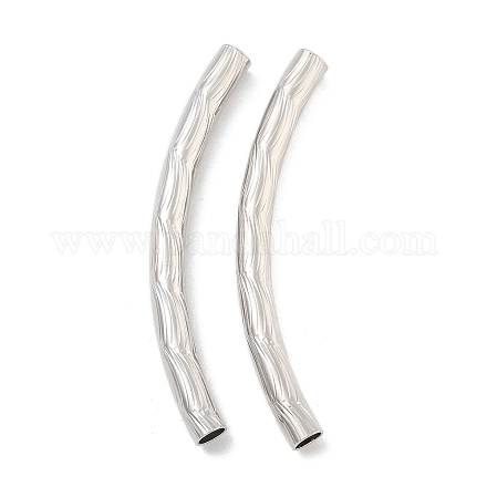 Латунные трубки изогнутой бисера KK-B120-01G-P-1