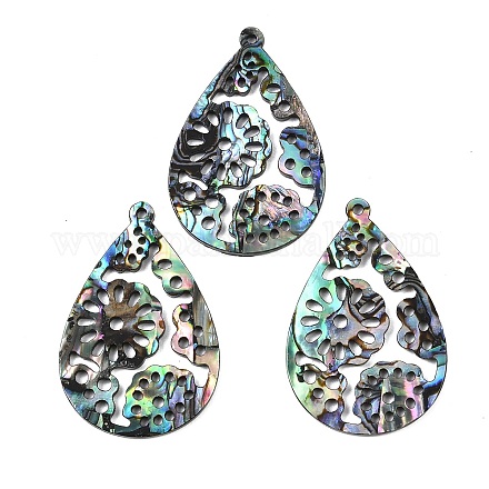 Подвески из акриловых ракушек OACR-B039-03-1