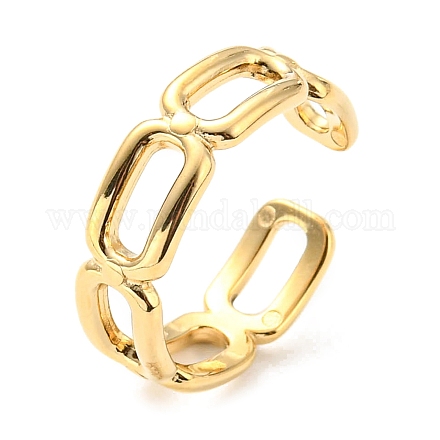 304 anello per polsino aperto da donna in acciaio inossidabile RJEW-C016-06G-1