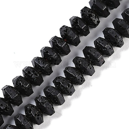 Бусы из натуральной лавы G-G174-B02-01-1