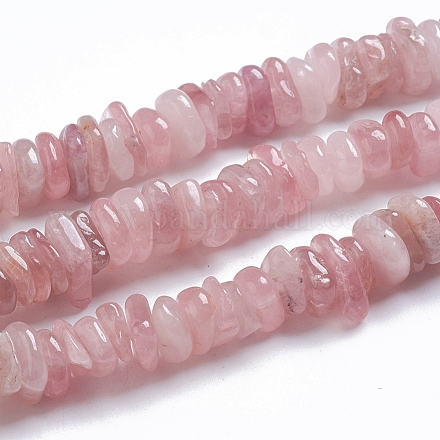 Natürlichen Rosenquarz Perlen Stränge G-G841-B08-1