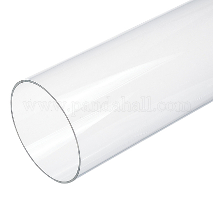 OLYCRAFT 12x3.5 Inch Acrylic Round Tube Clear Rigid Acrylic Pipe Clear Round Tube Hollow Round Bar Rod for DIY Crafts Lamps Aquarium Fish Tank Architectural Model Making AJEW-WH0324-76F-1
