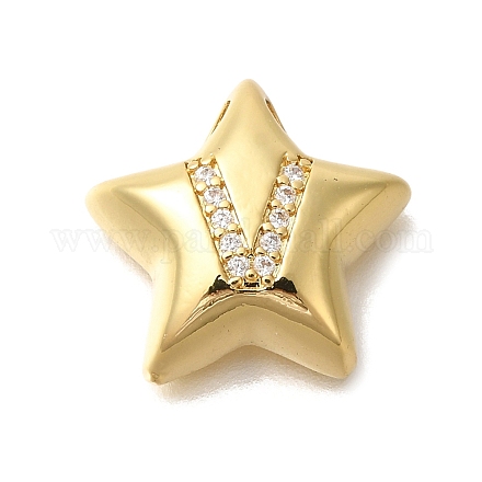 Стойки обшивки латунь микро проложить Циркон подвеску KK-I722-05G-V-1