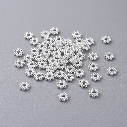 Alliage daisy séparateurs perles de style tibétain LF0991Y-NFS-1