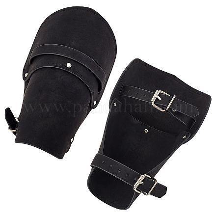 2шт. набор регулируемых браслетов из воловьей кожи BJEW-GA0001-11-1