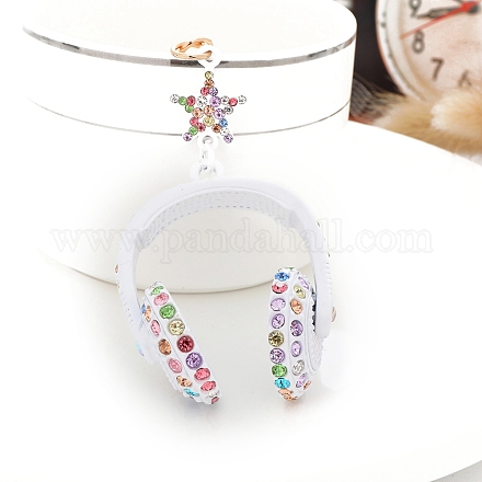 Porte-clés en alliage strass&nbsp;PW-WGAC50D-02-1