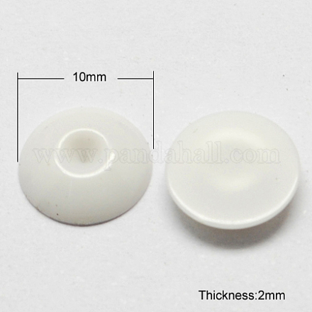 Solid Colour Acrylic Cabochons SACR-S157-11-1