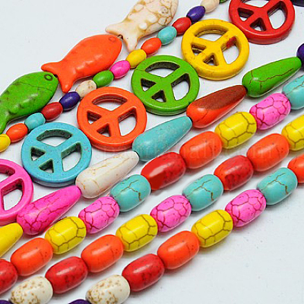 Synthetic Turquoise Beads Strands TURQ-G121-M03-1