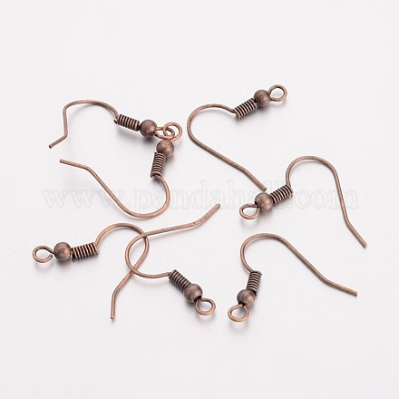 Brass Earring Hooks X-EC135Y-NFR-1