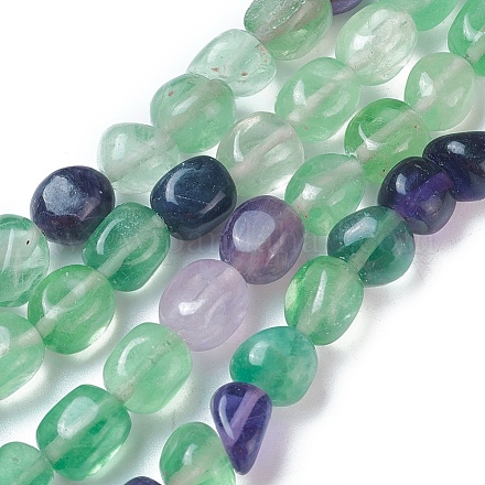 Natural Fluorite Beads Strands G-I222-14-1