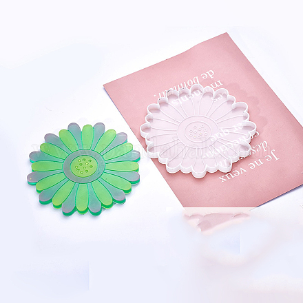 DIY Daisy Cup Mat Silicone Molds X-SIMO-PW0001-122B-1