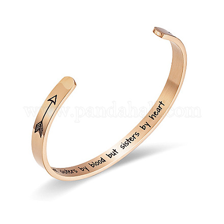 Bracelet manchette en acier inoxydable pour femme CR8784-2-1
