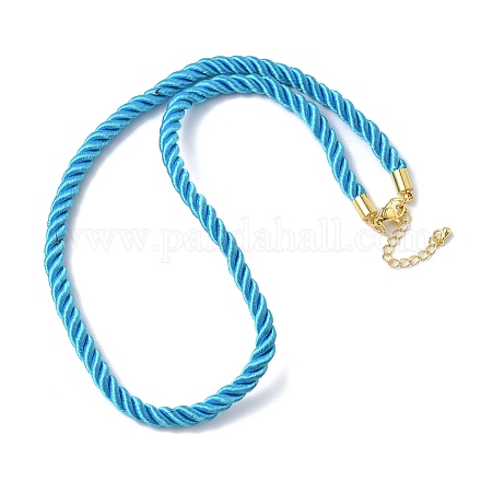 Изготовление ожерелья из нейлонового витого шнура толщиной 5 мм FIND-G096-01G-07-1