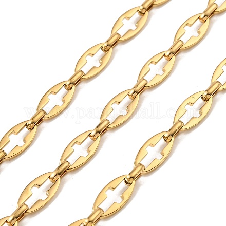 Овальный из нержавеющей стали 304 с цепями с поперечными связями CHS-F022-08G-1