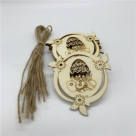 Ornamenti di ritagli di legno WOOD-TAC0003-70-1