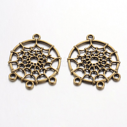 Tibetan Style Alloy Chandelier Components Links TIBE-A30127-AB-NR-1