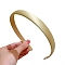 Satin Hair Bands, Pale Goldenrod, 150x130x15mm