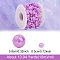 10M ABS Plastic Imitation Pearl Beaded Trim Garland Strand, Great for Door Curtain, Wedding Decoration DIY Material, with Spools, Orchid, 3~8mm