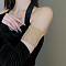 Alloy Upper Arm Open Cuff Bangles, Armband Bangles, 2-1/2 inch(6.5cm)