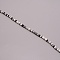 Handmade Polymer Clay Beads, Flat Round, Black, 6~7x3mm, Hole: 1.2mm, about 110pcs/strand, 15.55 inch(39.5cm)