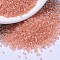 MIYUKI Delica Beads, Cylinder, Japanese Seed Beads, 11/0, (DB1480) Transparent Peach Luster, 1.3x1.6mm, Hole: 0.8mm, about 20000pcs/bag, 100g/bag